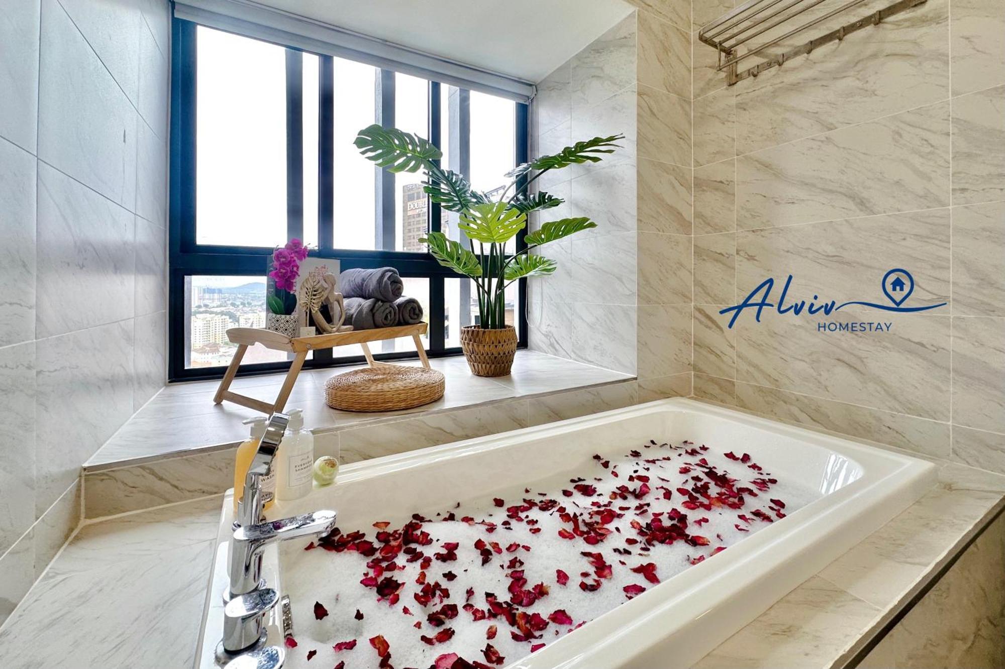 New! Romantic Honeymoon Imperio Bathtub/4 Pax/game/melakaraya Pangsapuri